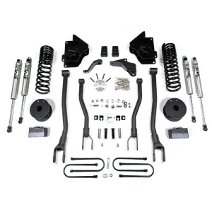 2013-2018 Dodge Ram 3500 Truck 4WD w/ Rear 4" 4-Link Suspension Lift Kit GAS - 1646H
