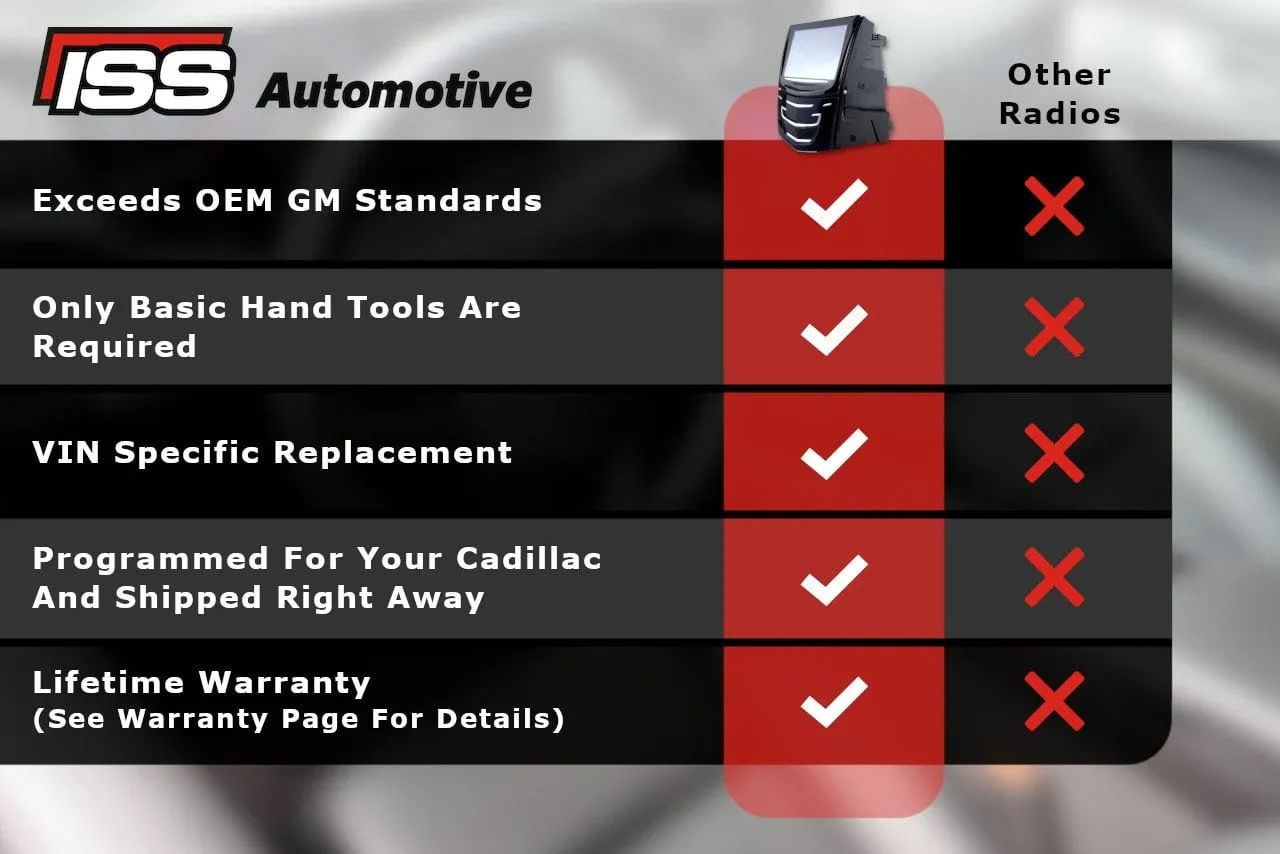 2013 Cadillac Escalade Radio Replacement