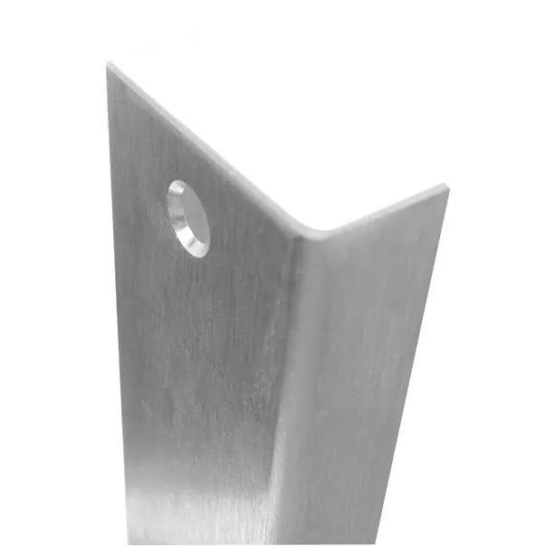 ABH A528B-US32D Door Protection Bevel Edge Guard, Satin Stainless Steel