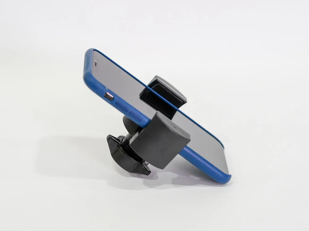 Biker Gripper Cell Phone Handlebar Universal Bar Mount in Black or Chrome-Harley or Metric-STREET-ADVENTURE-DIRT