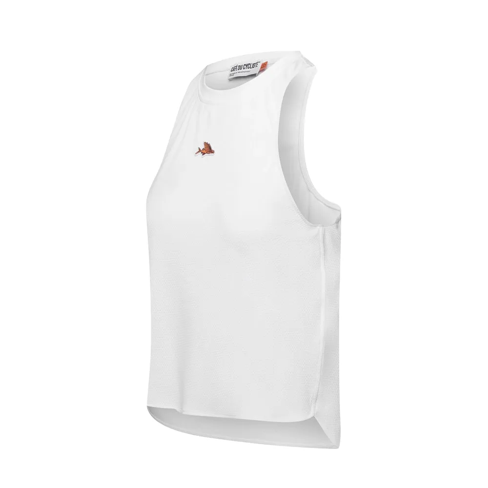 CAFE DU CYCLISTE Julia V2 Technical Training Women Top - White