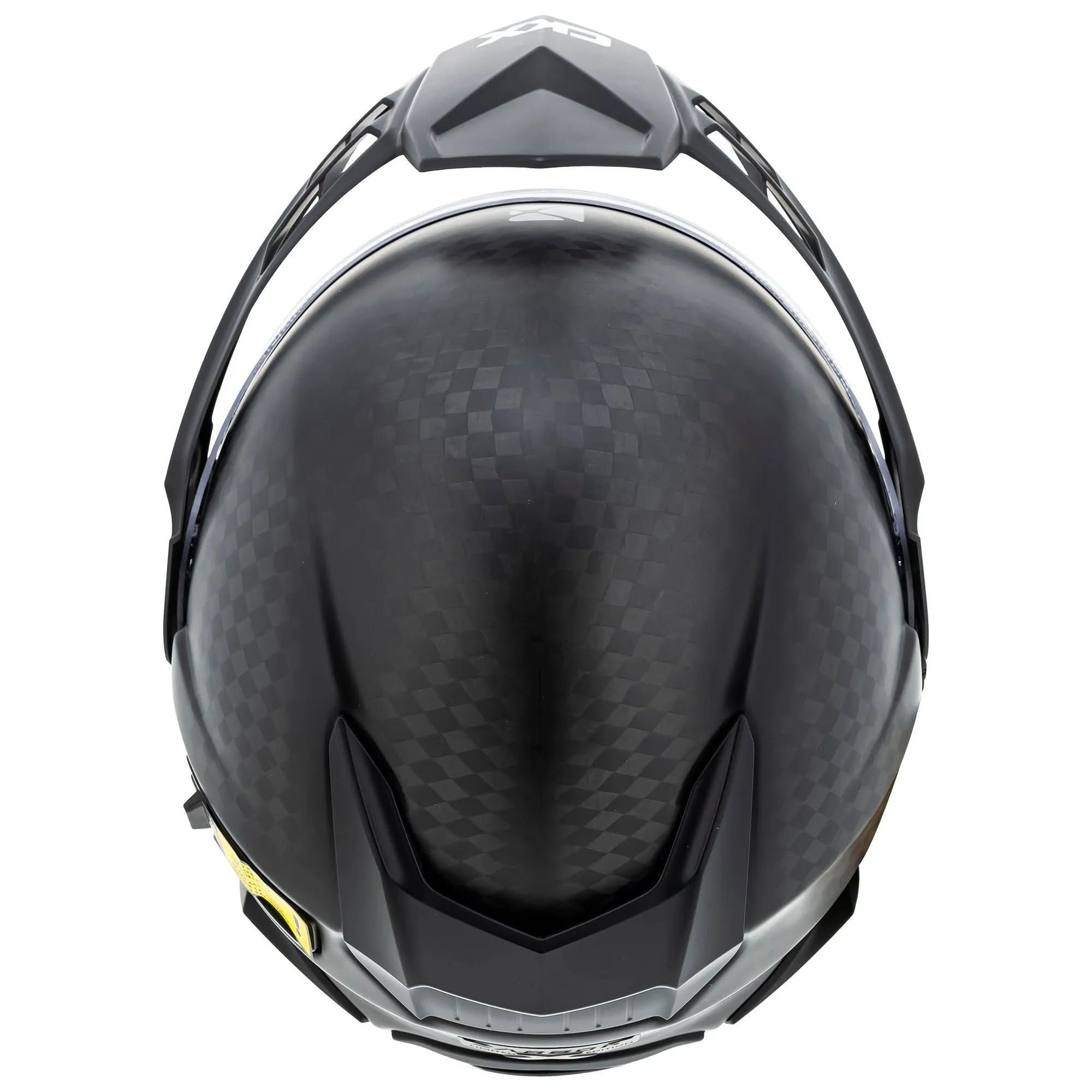 CKX Mission Carbon Fiber Electric Shield Snowmobile Helmet Black