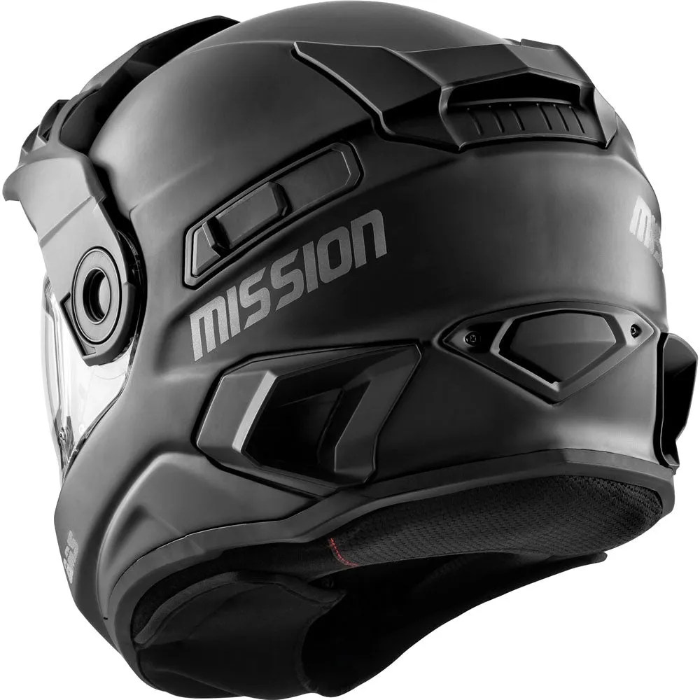 CKX Mission Snowmobile Helmet with Electric Shield Matte Black