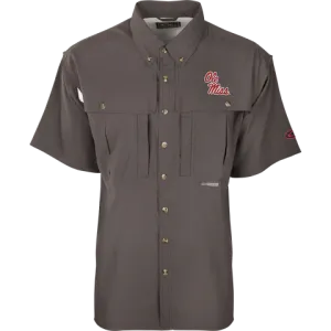Drake Ole Miss Flyweight Wingshooter's Short Sleeve Shirt