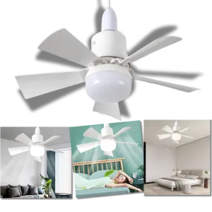 E27 Socket Fan Light