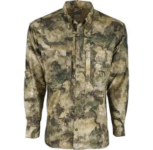 EST Camo Flyweight Wingshooter's Shirt L/S - Mossy Oak Terra Bayou