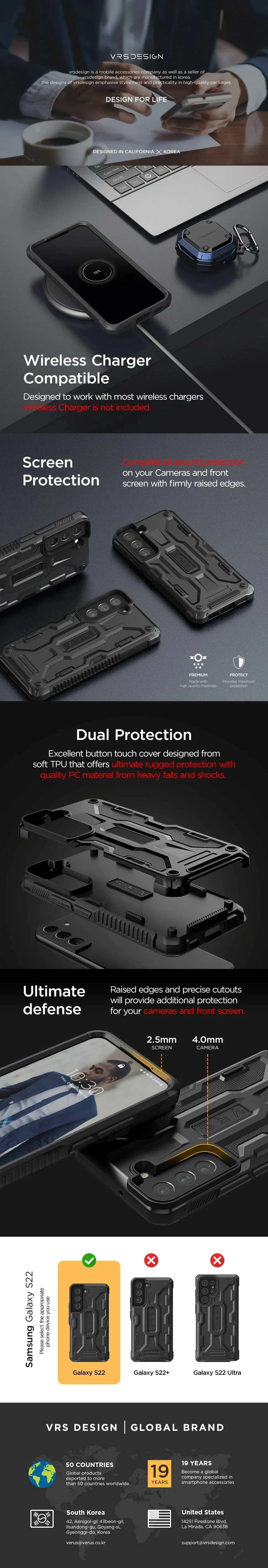 Galaxy S22 Case Terra Guard
