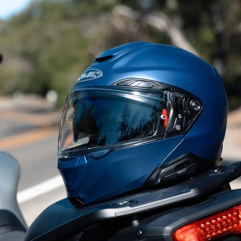 HJC RPHA 91 Metallic Blue Helmet Flip Up Motorbike Helmet