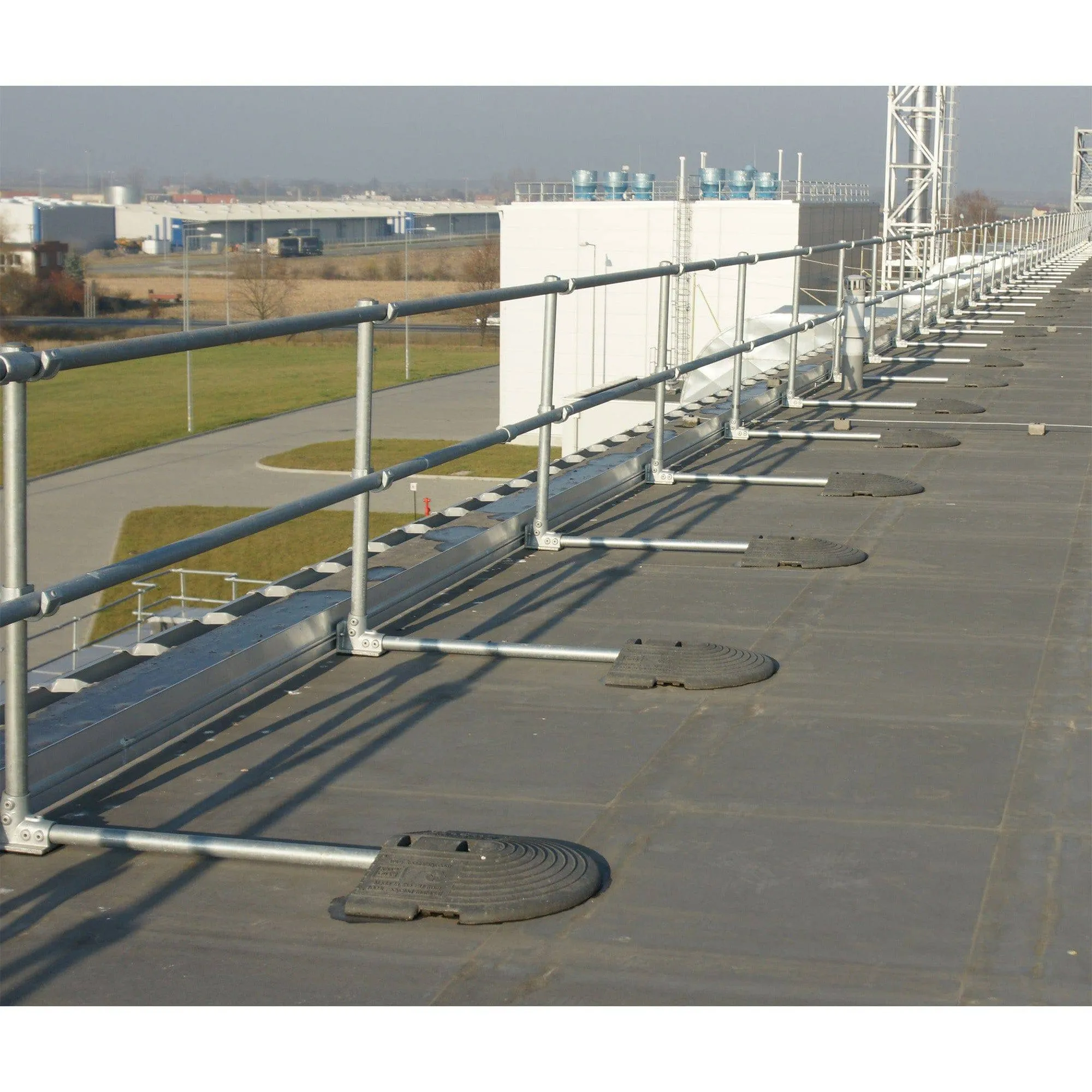 Kee Guard Non Penetrating Rooftop Railing - Long Kit - OSHA Certified