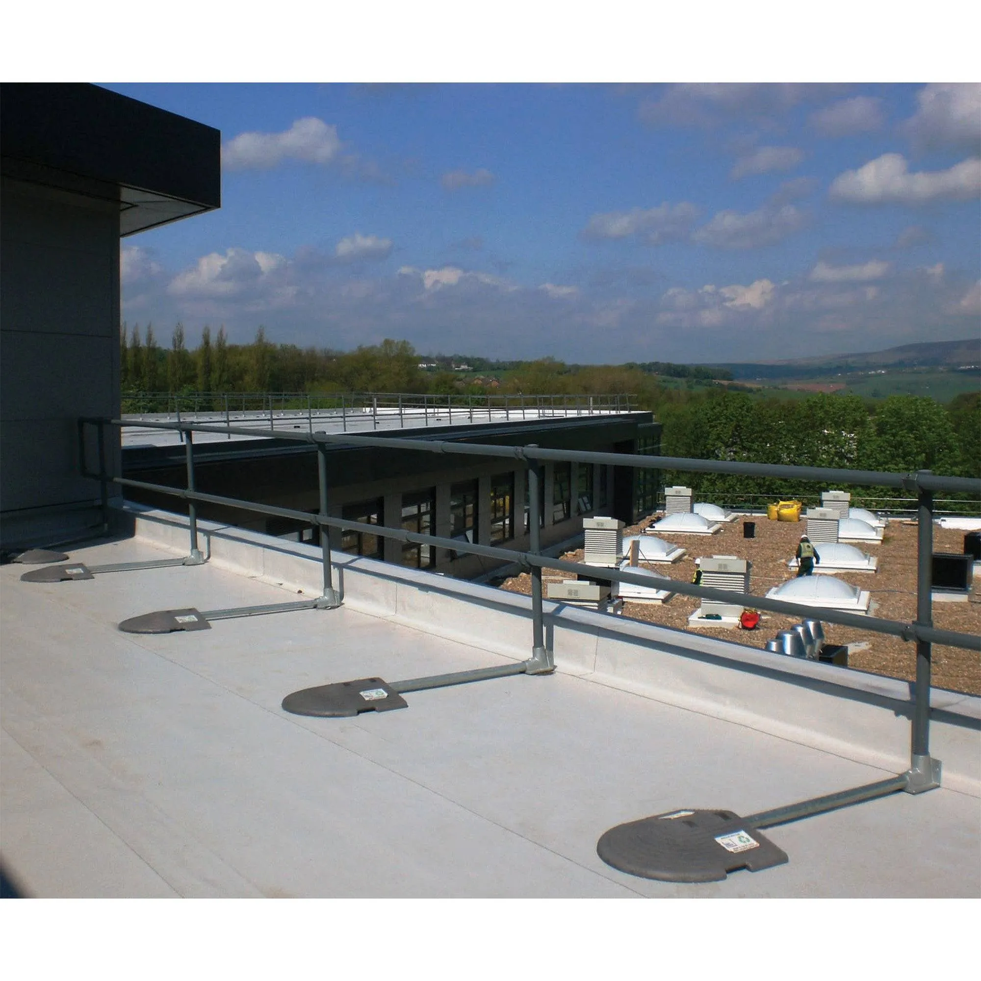 Kee Guard Non Penetrating Rooftop Railing - Long Kit - OSHA Certified