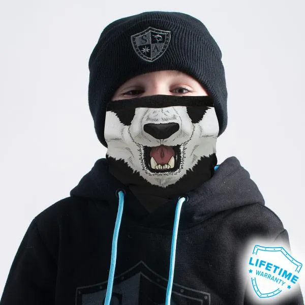Kids Fleece Face Shields® | Panda PreOrder