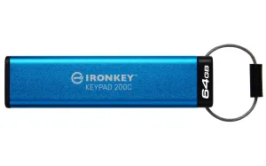 Kingston Ironkey Keypad 200C - Usb Flash Drive - 64 Gb