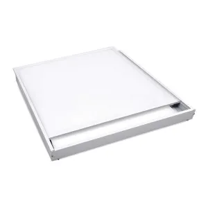 LED Panel Foldable Screwless Surface Mounting Frame Box Kit for Ceiling Panel, White Body, 3 Different Sizes Available