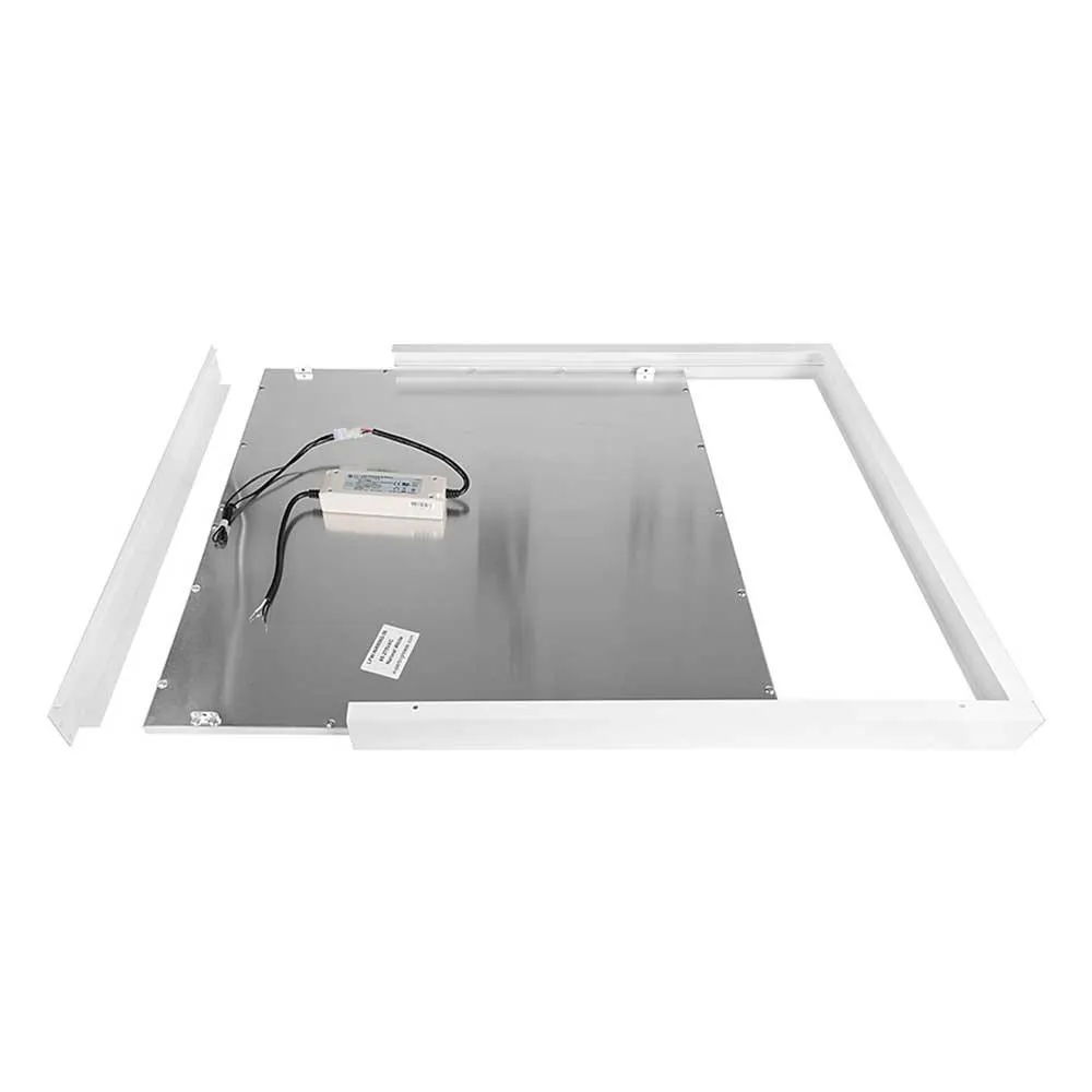 LED Panel Foldable Screwless Surface Mounting Frame Box Kit for Ceiling Panel, White Body, 3 Different Sizes Available