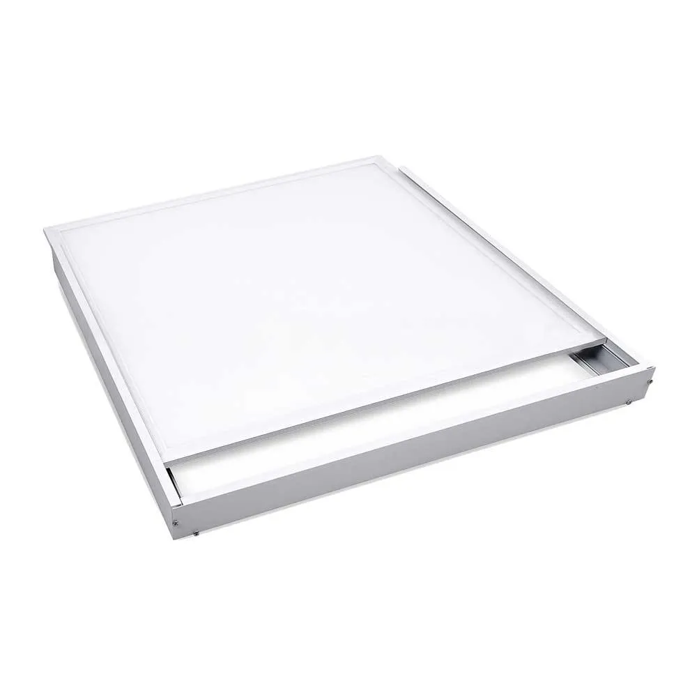 LED Panel Foldable Screwless Surface Mounting Frame Box Kit for Ceiling Panel, White Body, 3 Different Sizes Available