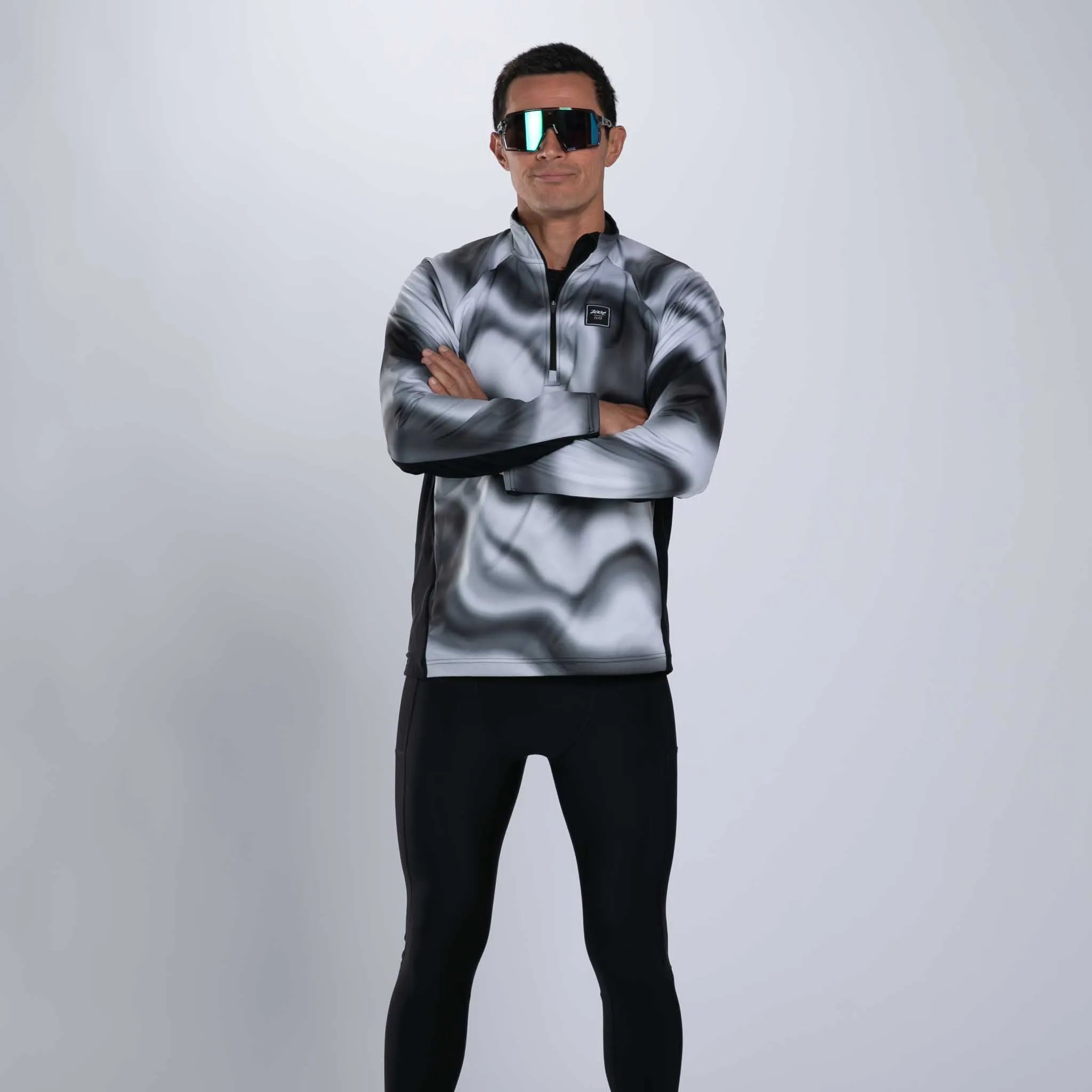 Men's Elite Thermo Shield 1/2 Zip - Blur