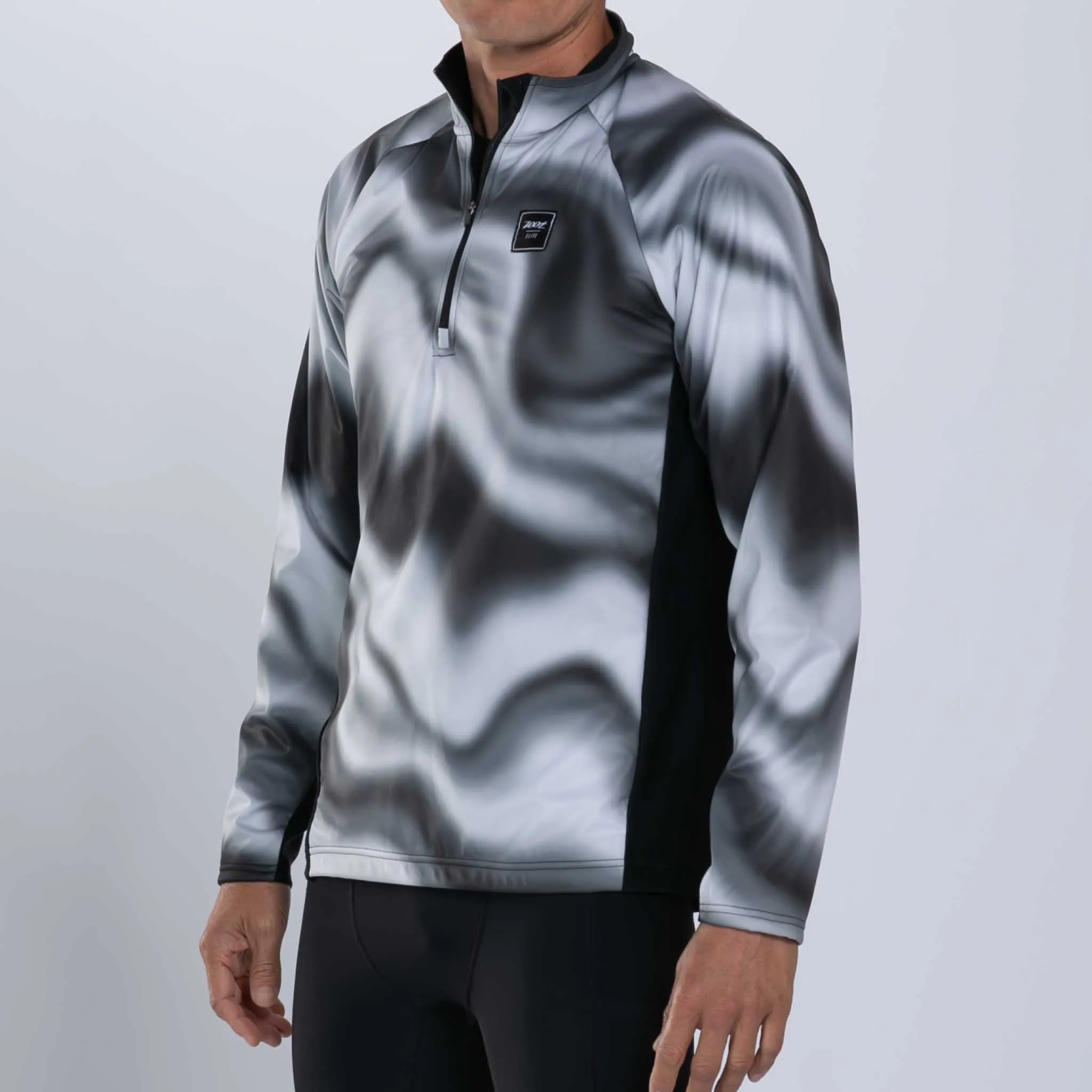 Mens Elite Thermo Shield 1/2 Zip - Blur