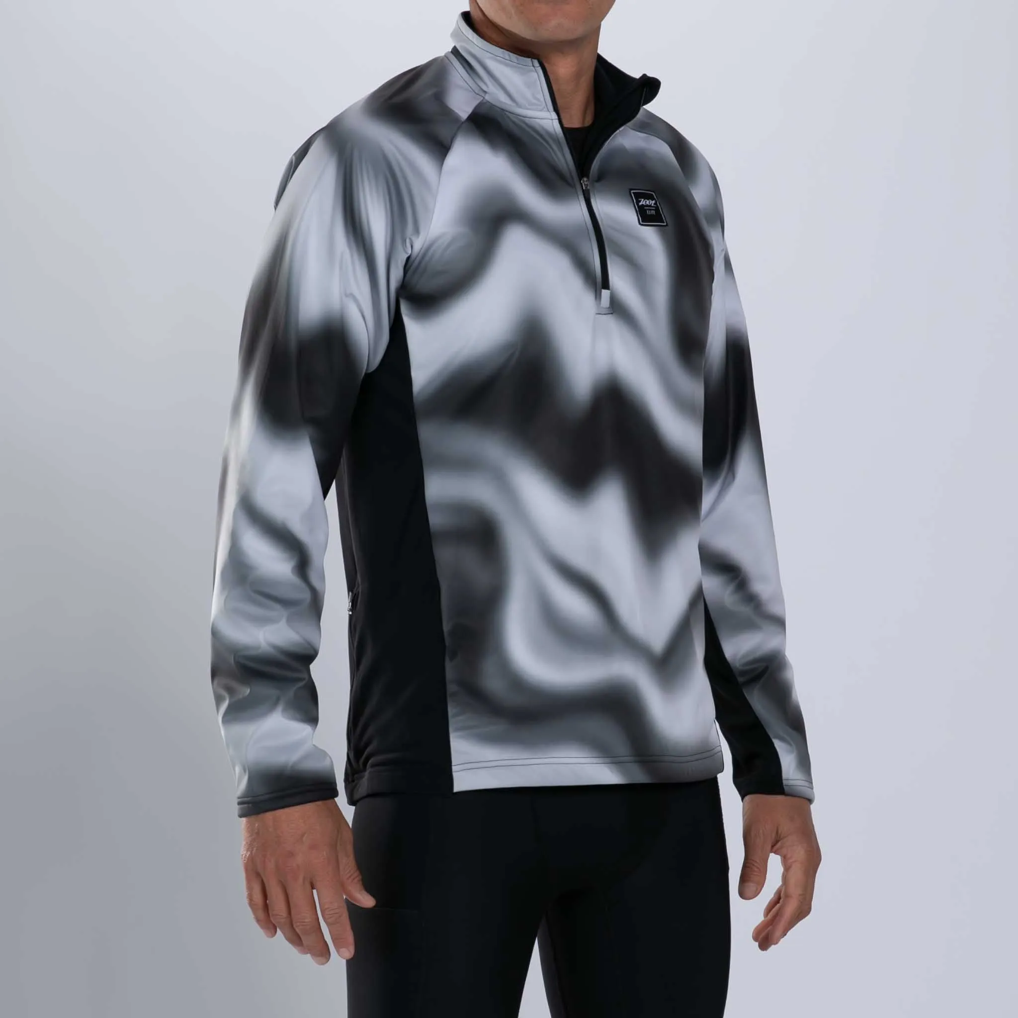 Mens Elite Thermo Shield 1/2 Zip - Blur