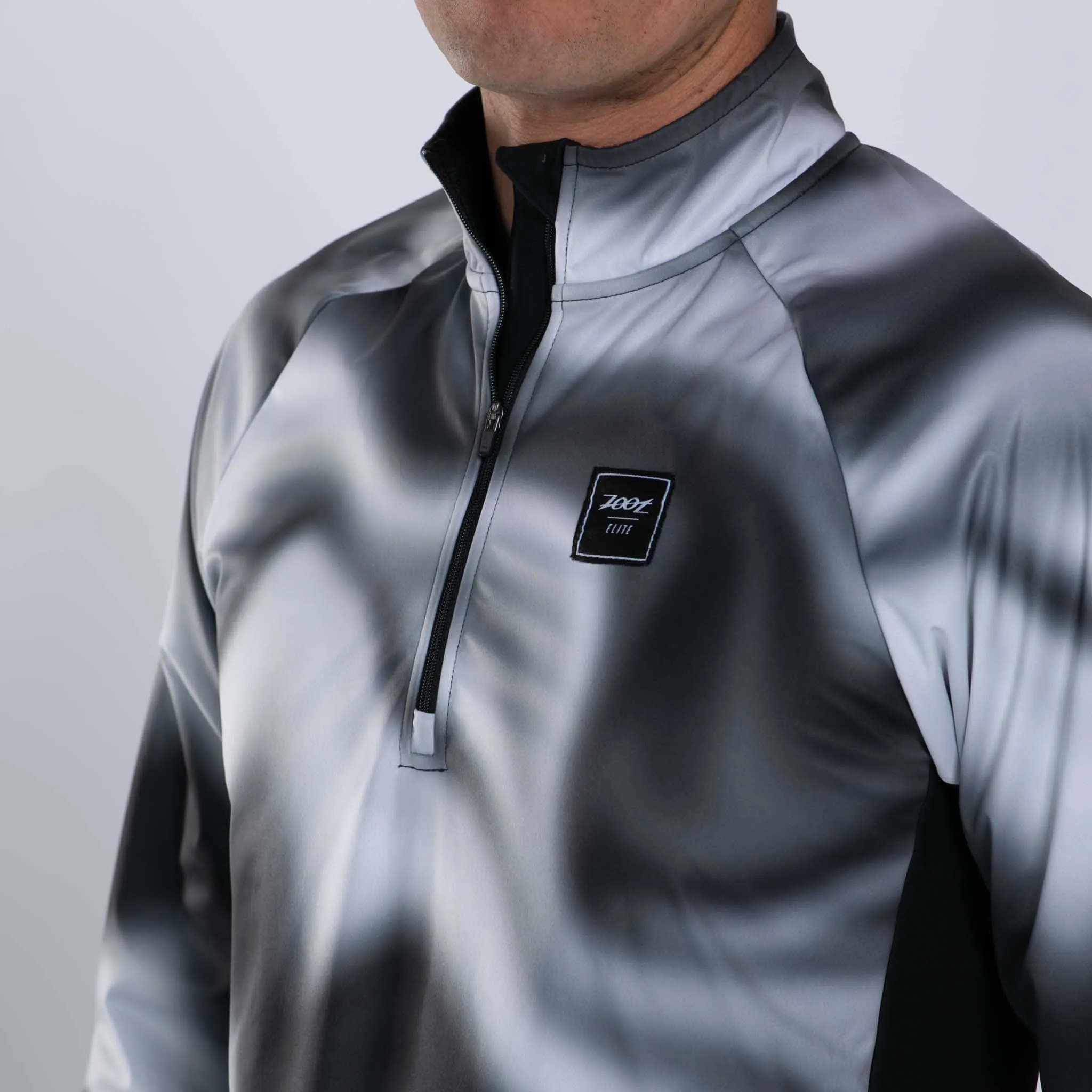 Mens Elite Thermo Shield 1/2 Zip - Blur