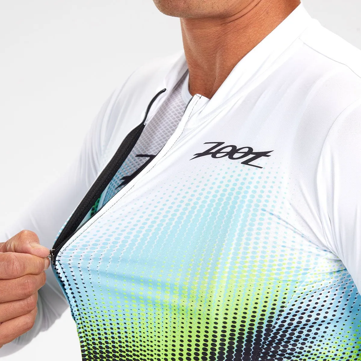 Men's LTD Cycle Sun Stop LS Jersey - Live Aloha