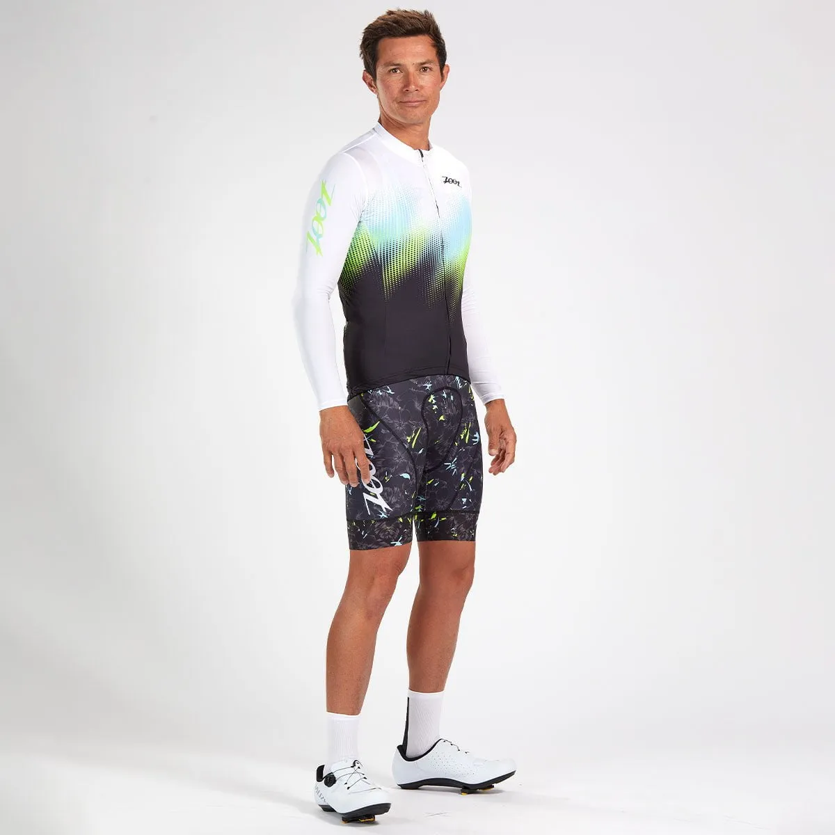 Men's LTD Cycle Sun Stop LS Jersey - Live Aloha