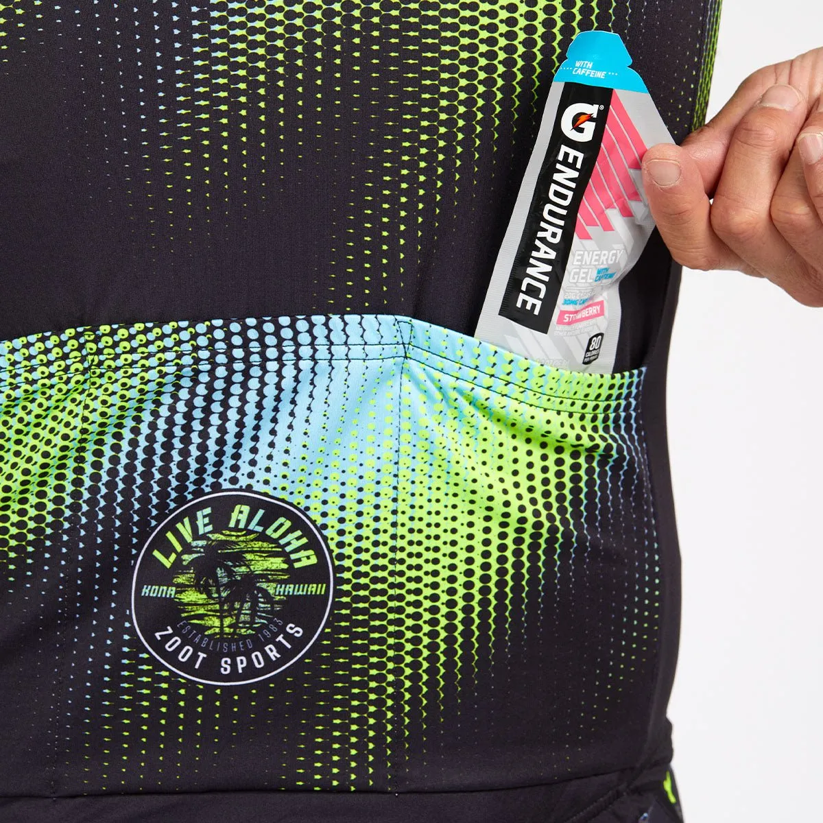 Men's LTD Cycle Sun Stop LS Jersey - Live Aloha