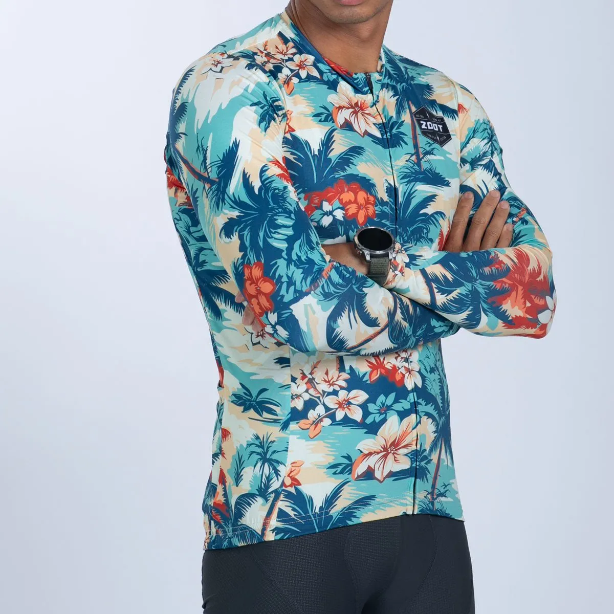 Men's Ltd Cycle Sun Stop Ls Jersey - Vintage Hula