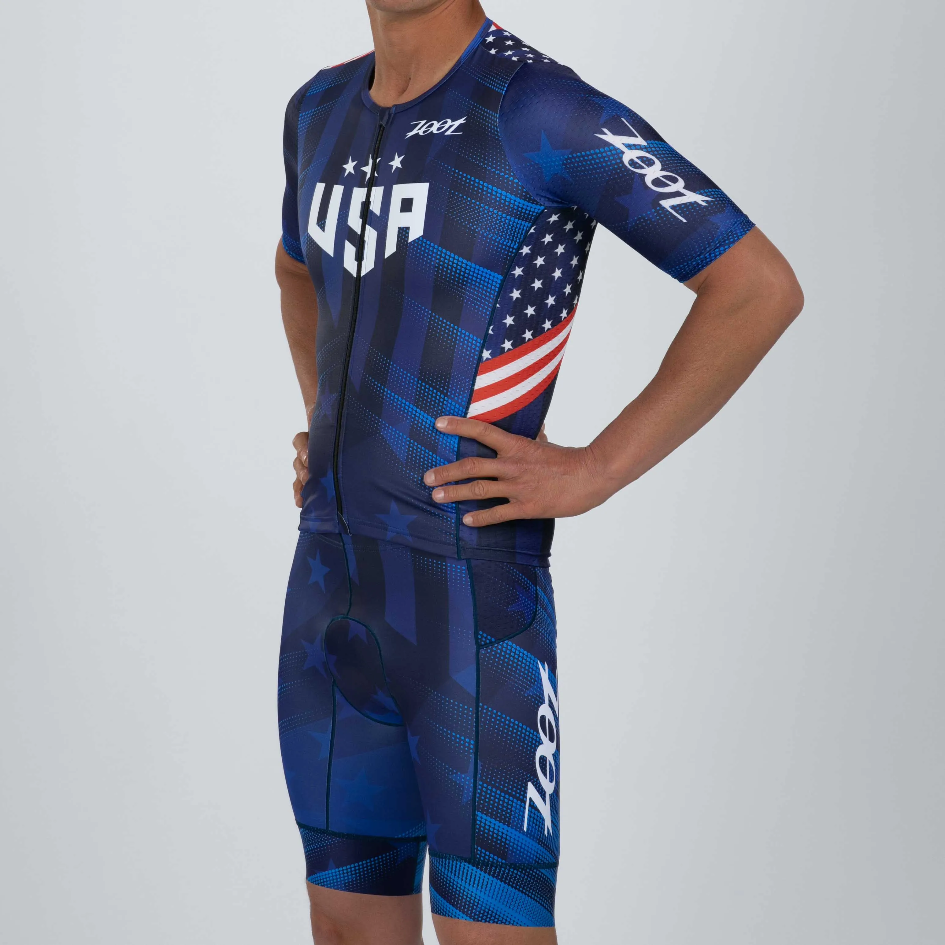 Men's Ltd Tri Aero Jersey  - RWB