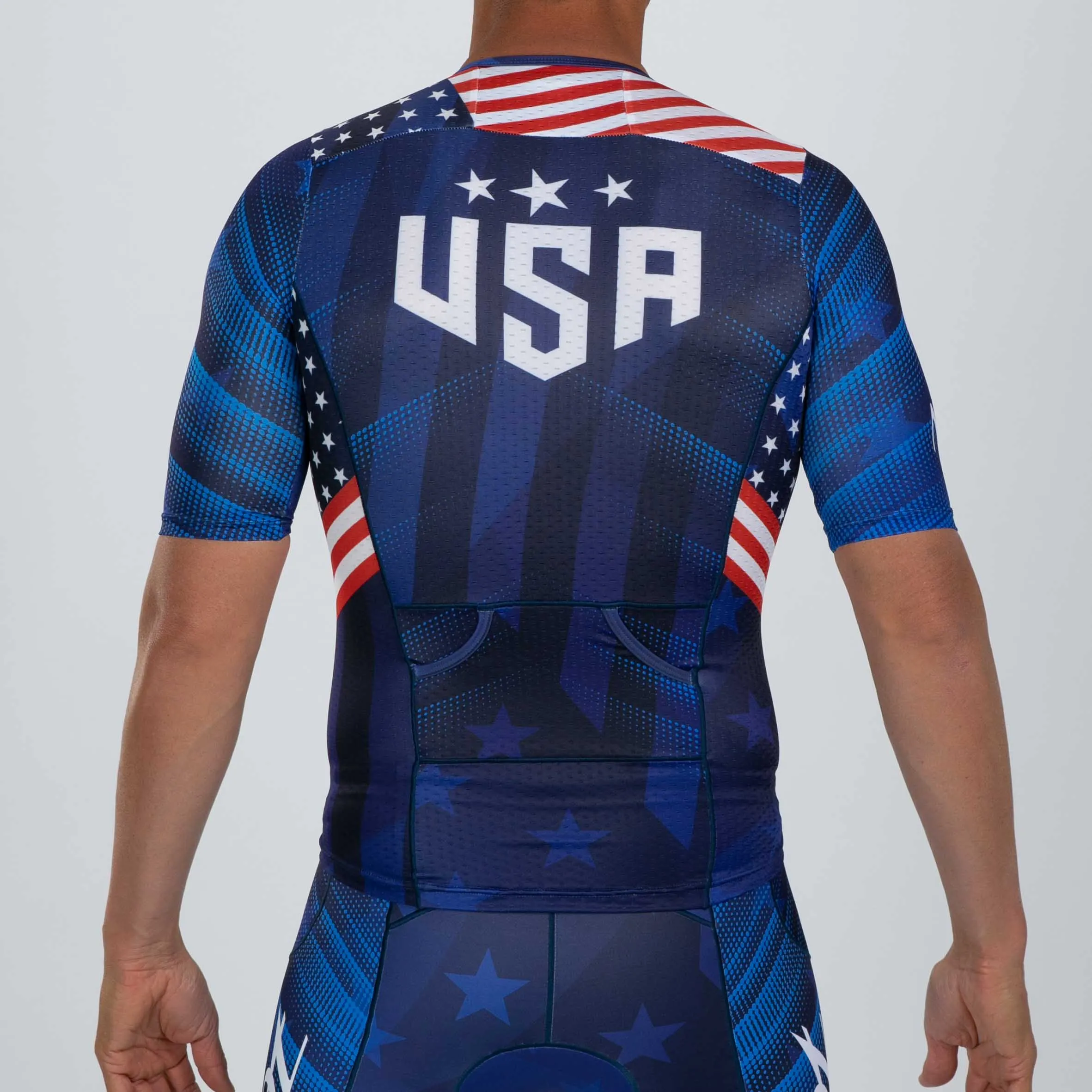 Men's Ltd Tri Aero Jersey  - RWB