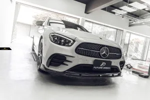 Mercedes-Benz W213 E-Class 2020  Facelift Carbon Fiber Front Lip Spoiler by Future Design