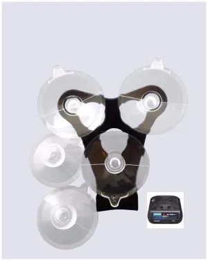 Noa Store R1 R2 R3 Windshield Mount Bracket   6 Suction Cups Compatible with Uniden Radar