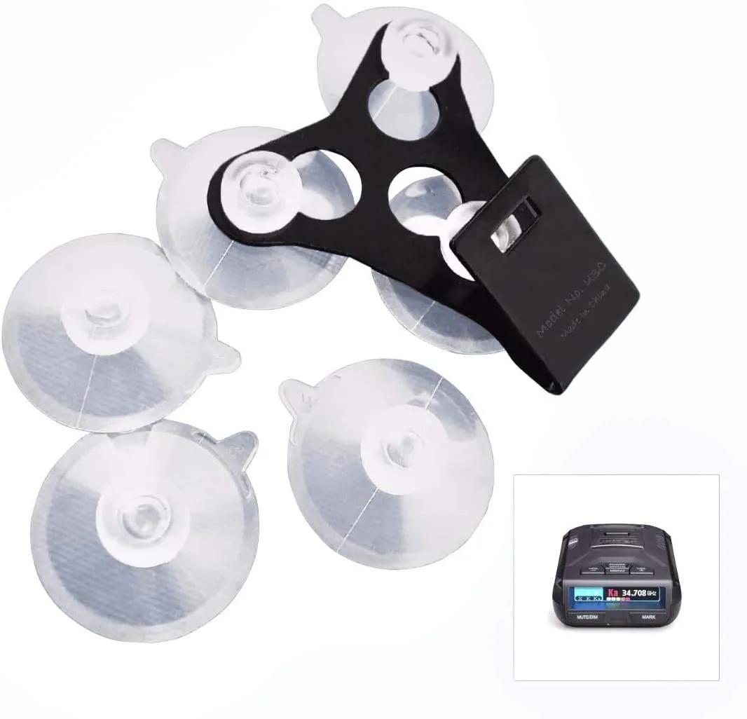 Noa Store R1 R2 R3 Windshield Mount Bracket   6 Suction Cups Compatible with Uniden Radar