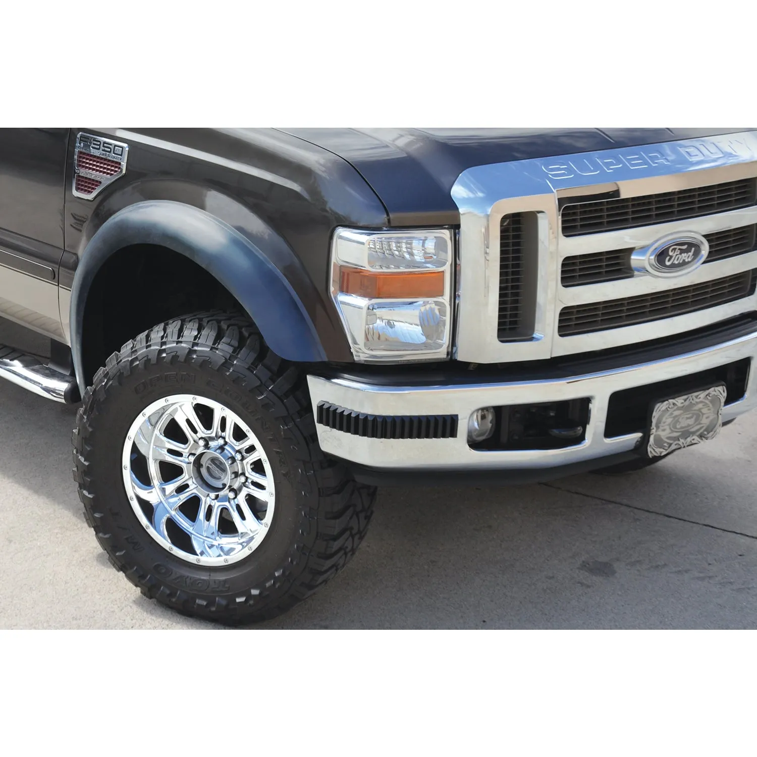 Pacer Performance Heavy Duty Bumper Body Guard Bumper Front Serrated - Stick-On