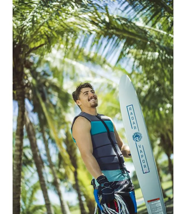 Radar Vapor Pro Build Slalom Ski with Vector Boa Boot & RTP (2023) - Blue
