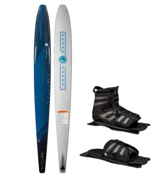 Radar Vapor Pro Build Slalom Ski with Vector Boa Boot & RTP (2023) - Blue