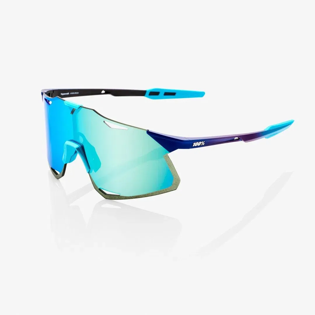 RIDE 100% Eyewear Hypercraft - Matte Metallic Into the Fade/Blue Topaz Multilayer Mirror Lens