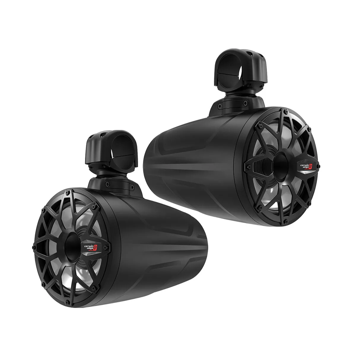 RPM Stroker 2-Way 8" Long Pod Speaker System (Pair) - Black - SL8F4B