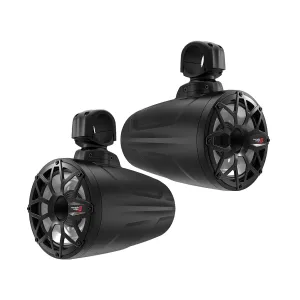RPM Stroker 2-Way 8" Long Pod Speaker System (Pair) - Black - SL8F4B