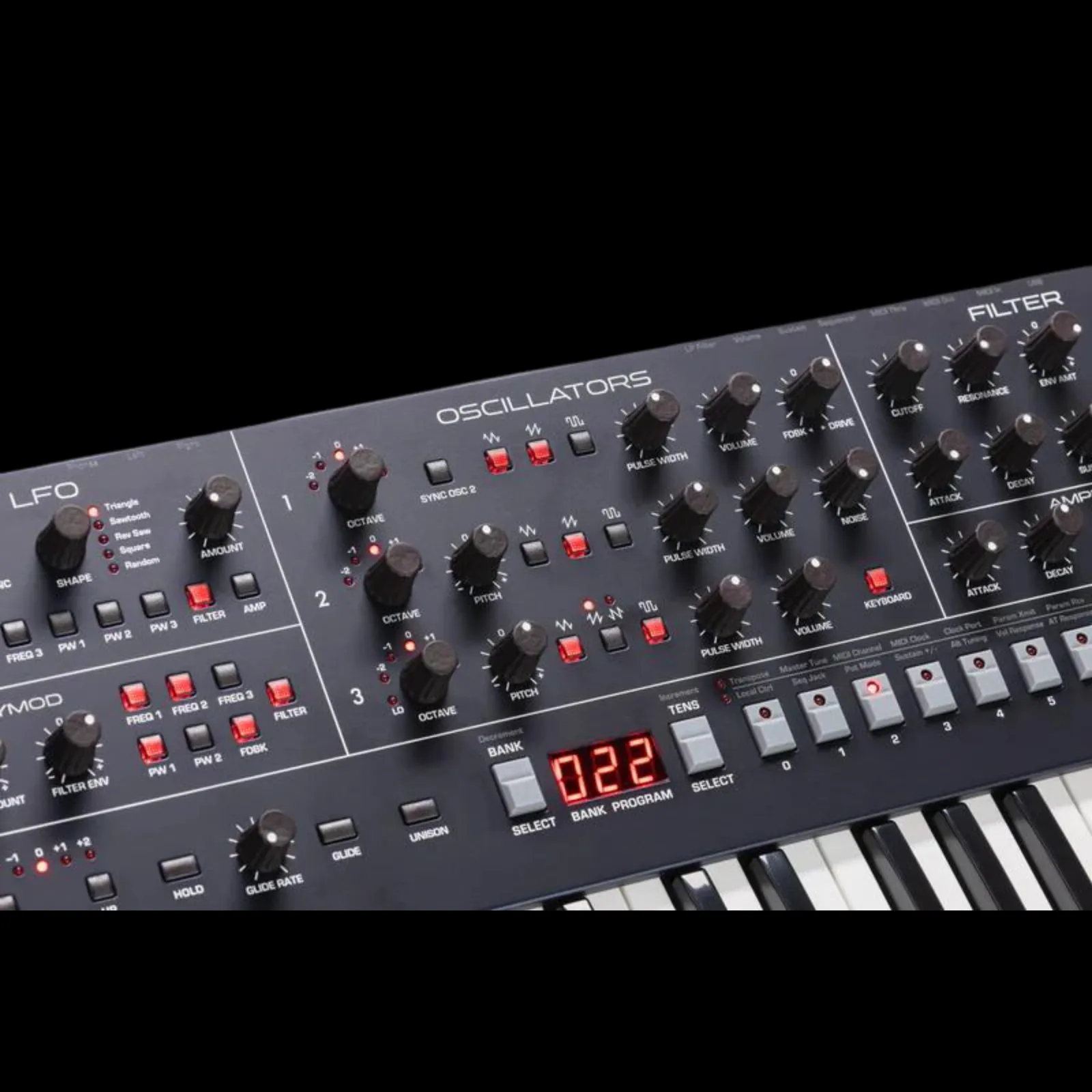 Sequential Trigon-6 6-voice 49-key Polyphonic Analog Synthesizer