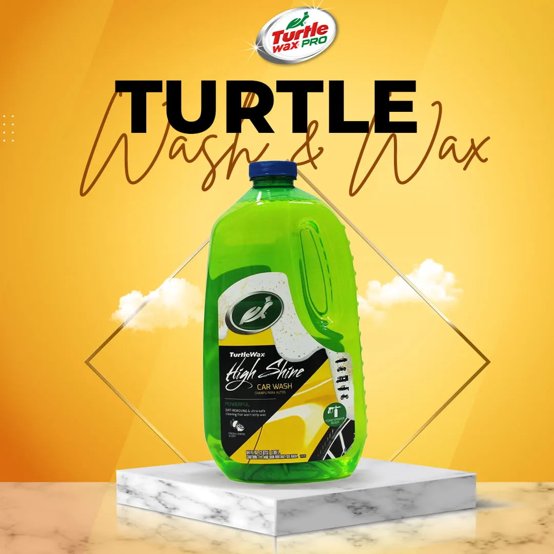 Turtle Wax T146R4PK High Shine Car Wash 1.89 Litre