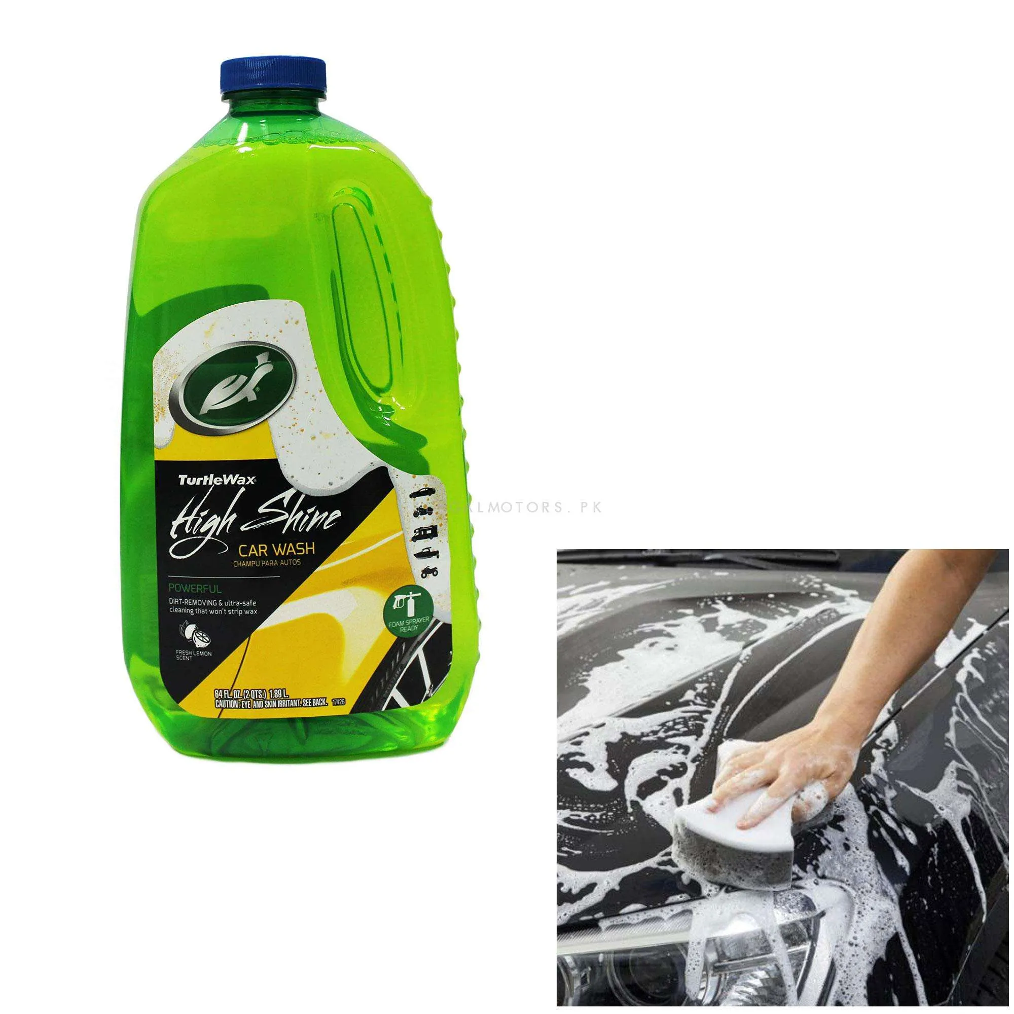 Turtle Wax T146R4PK High Shine Car Wash 1.89 Litre