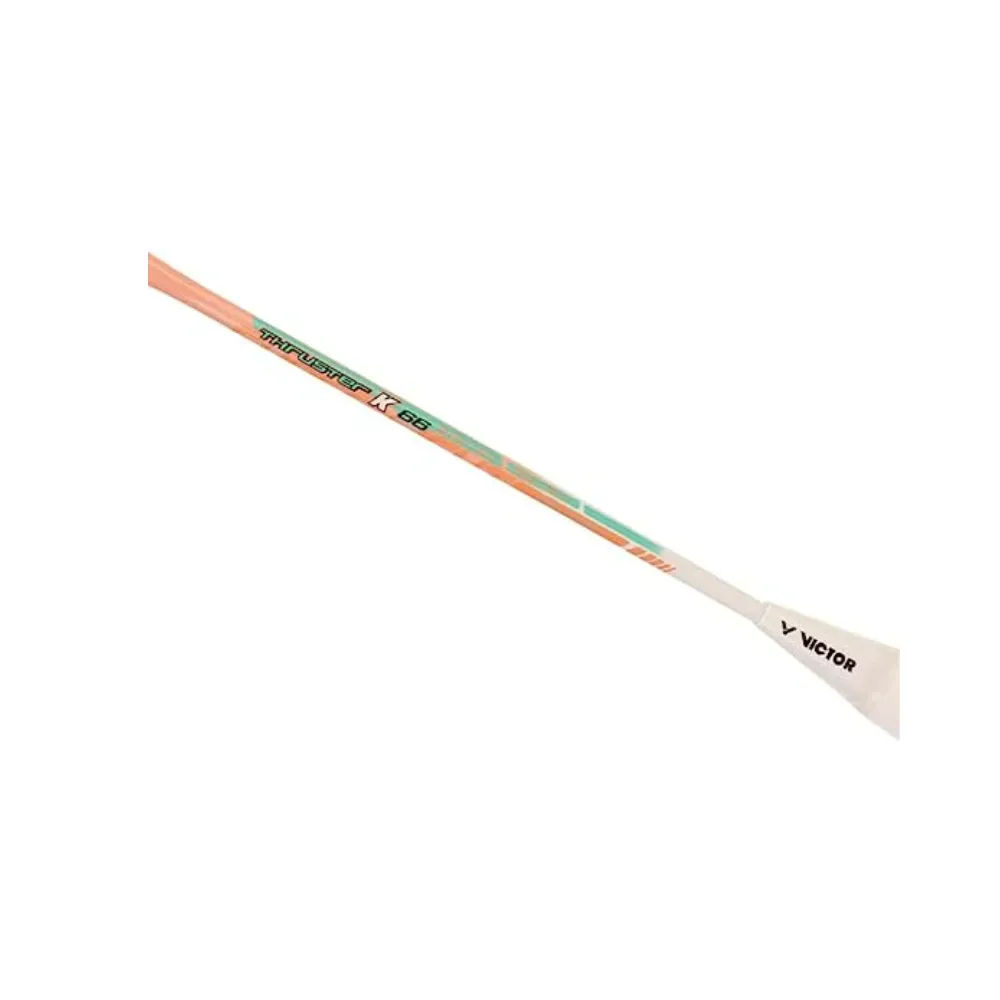 VICTOR THRUSTER TK-66 Power Series G6 Strung Badminton Racket - Sakura Pink - 7U