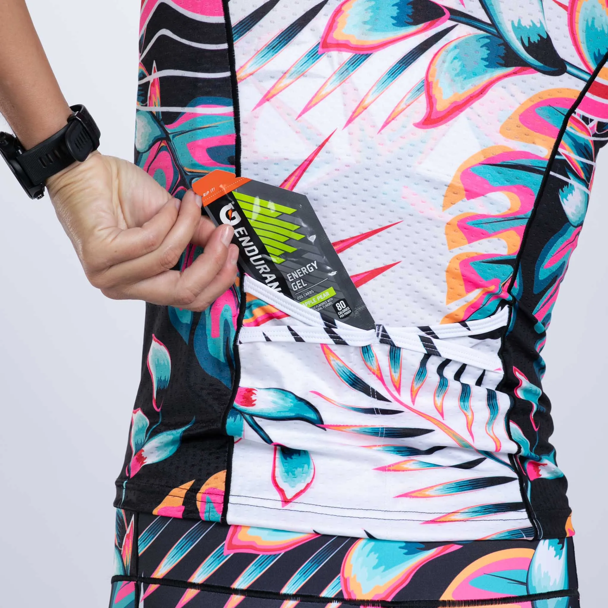 Women's Ltd Tri Aero Jersey - Koa Tropical