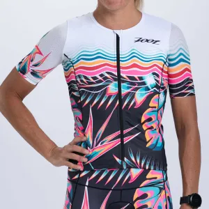 Women's Ltd Tri Aero Jersey - Koa Tropical