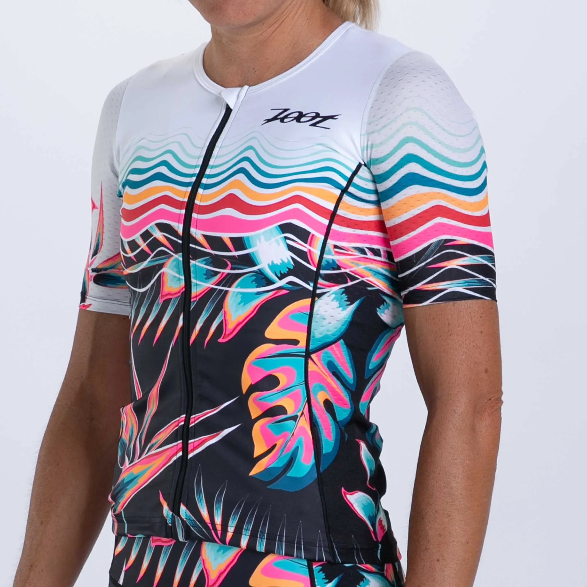 Women's Ltd Tri Aero Jersey - Koa Tropical