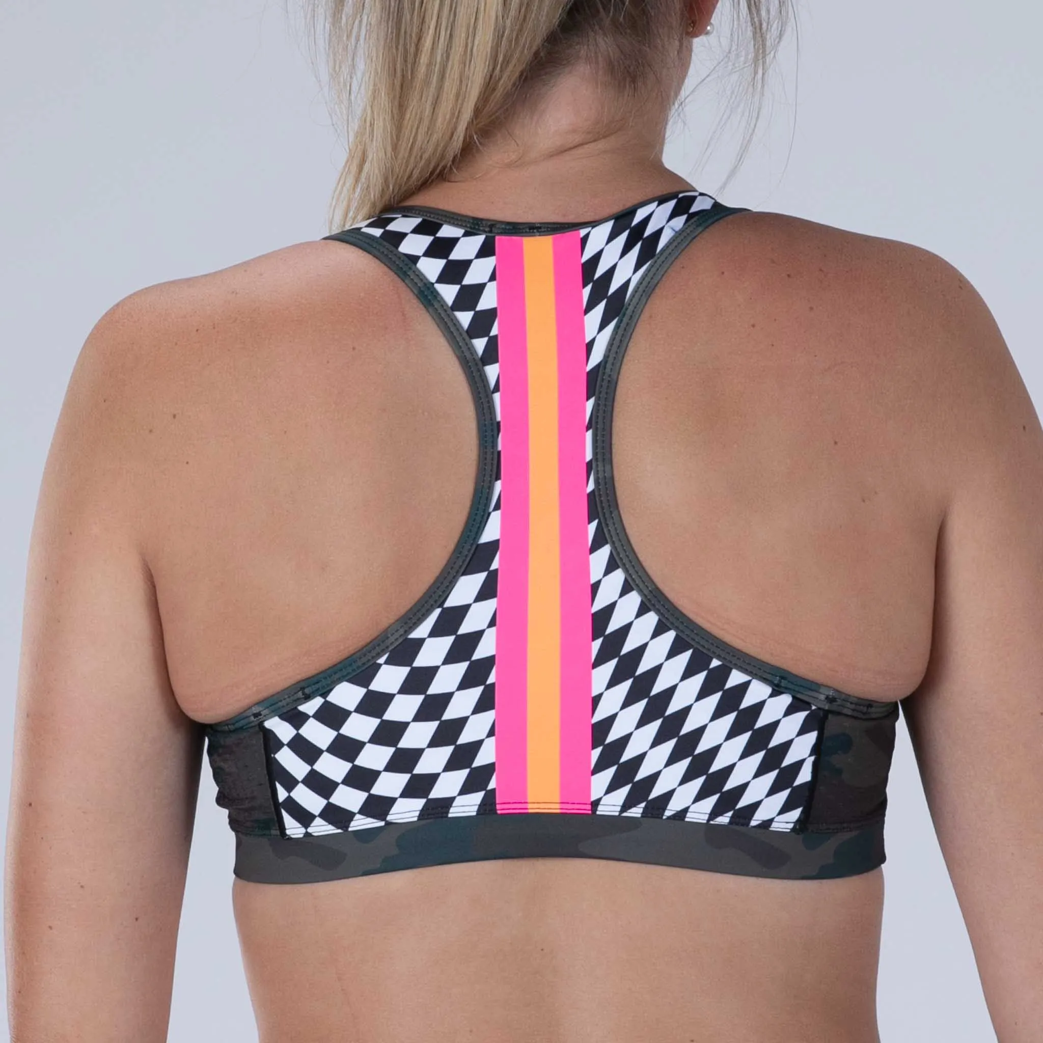 Women's Ltd Tri Bra - Cali Camo